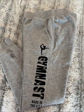 Holloway Gymnastics Gray Sweatpants - Size Youth Large 🩶